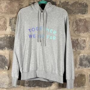 Spiritual Gangster X Peloton‎ Hoodie Women's Medium Gray Together We Go Far